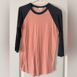 LuLaRoe Size XS Baseball Tee